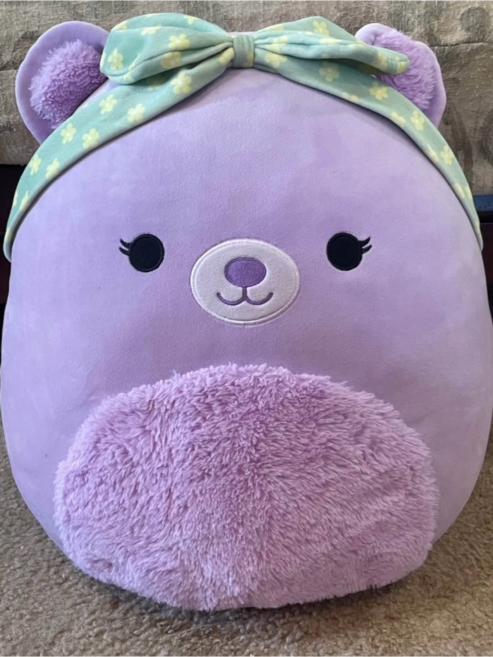 Squishmallows Silva the Purple Bear